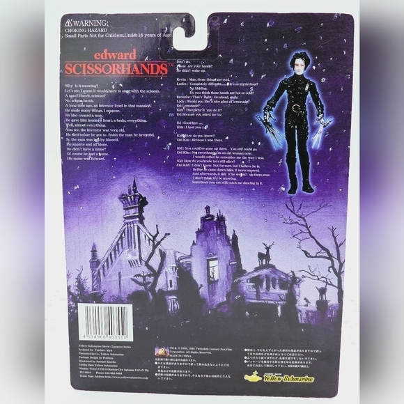 Vintage Edward Scissorhands 6" Action Figure Japanese Edition RARE - Picture 7 of 7